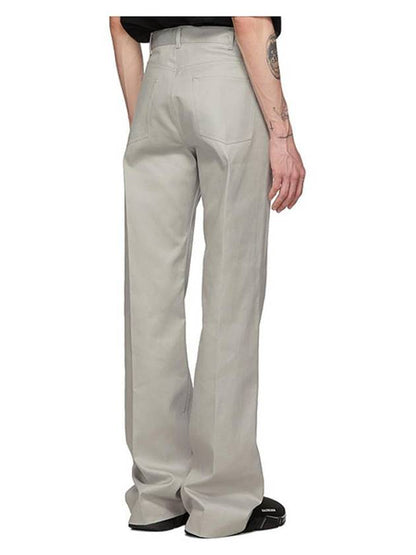 Luxury Balenciaga Trending 2025 Fluid Wide Pants Pearl Grey