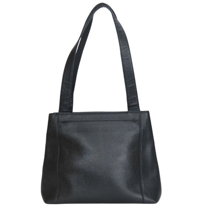 CHANEL Tote Bag Caviar skin black