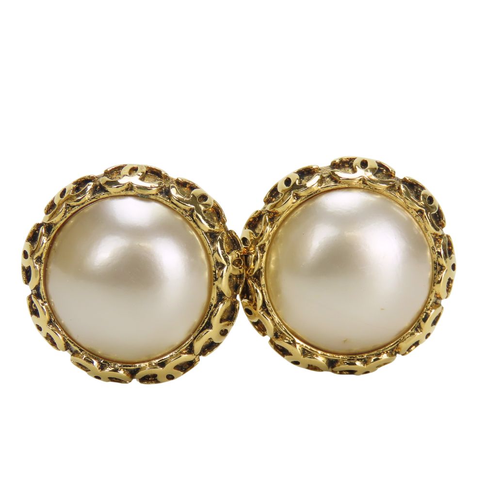 CHANEL Earring metal gold