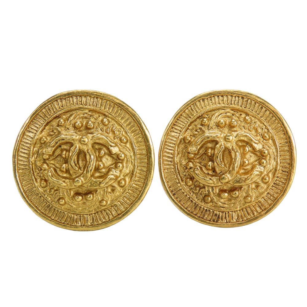 CHANEL Earring metal gold