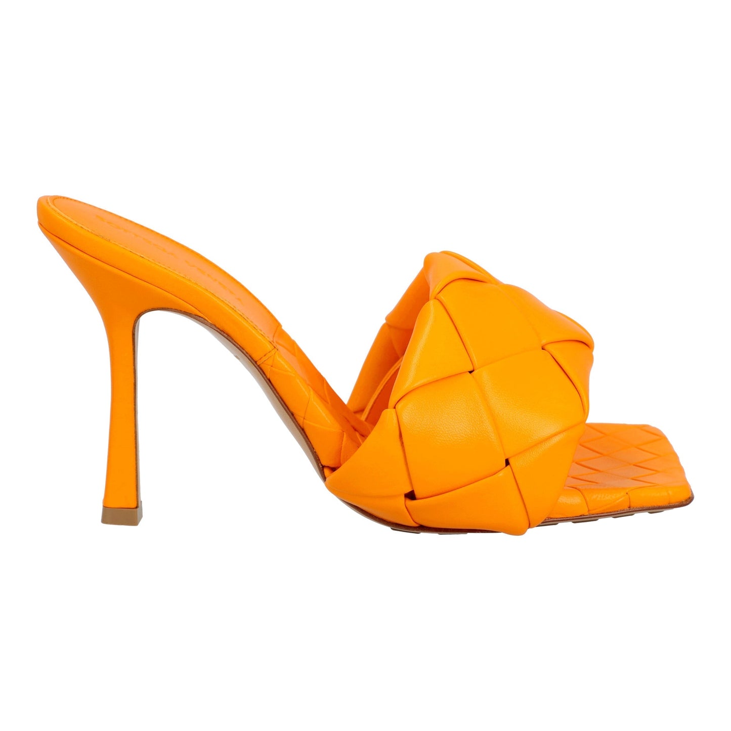 Luxury Bottega Veneta Lido Mule orange