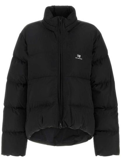 Luxury Balenciaga Trending 2025 Sporty B Logo Point Down Padding Black