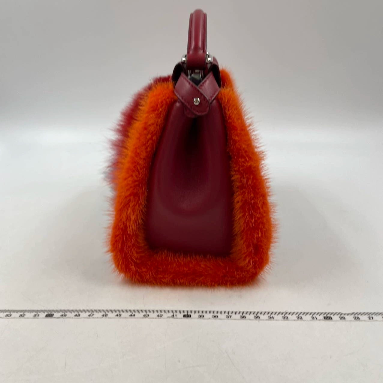 Fendi Peekaboo Red Leather