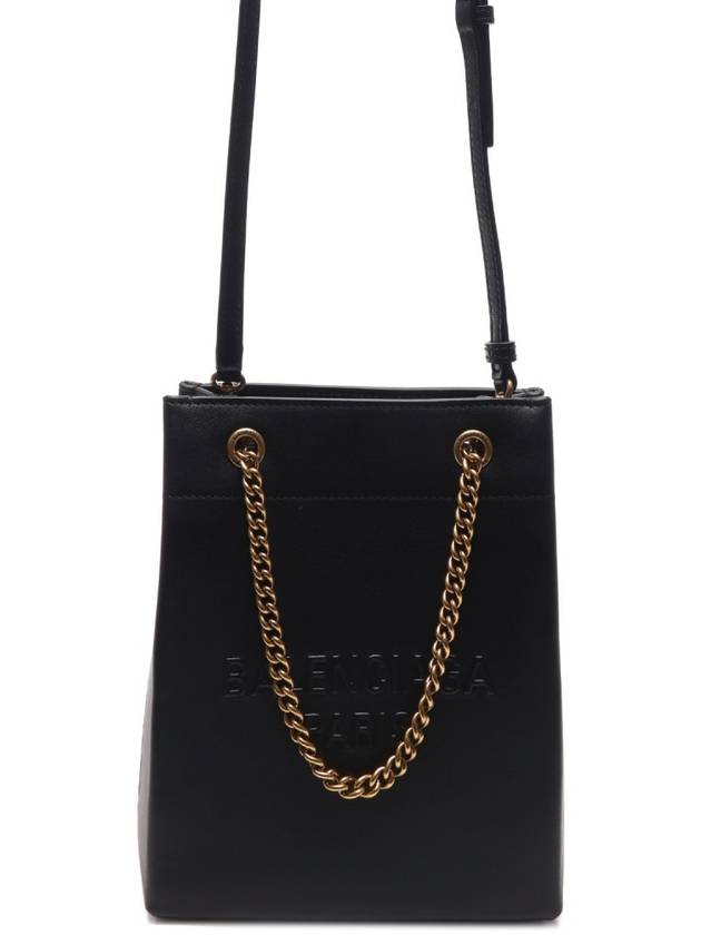 Luxury Balenciaga Trending 2025 Leather Duty Free Tote Bag Black