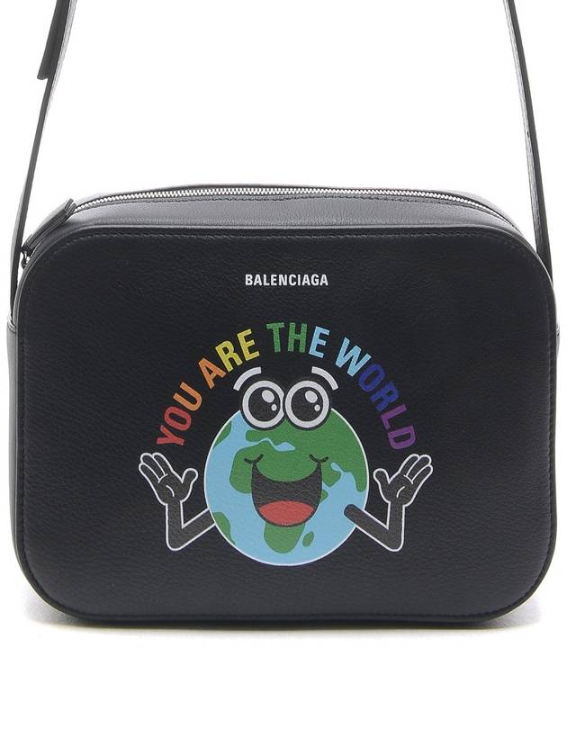 Luxury Balenciaga Trending 2025 Everyday Camera Cross Bag Black