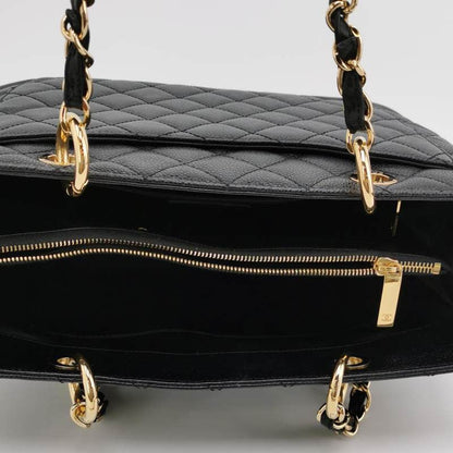 Chanel GST Grand Shopping Tote 2014 Black Caviar Leather PM