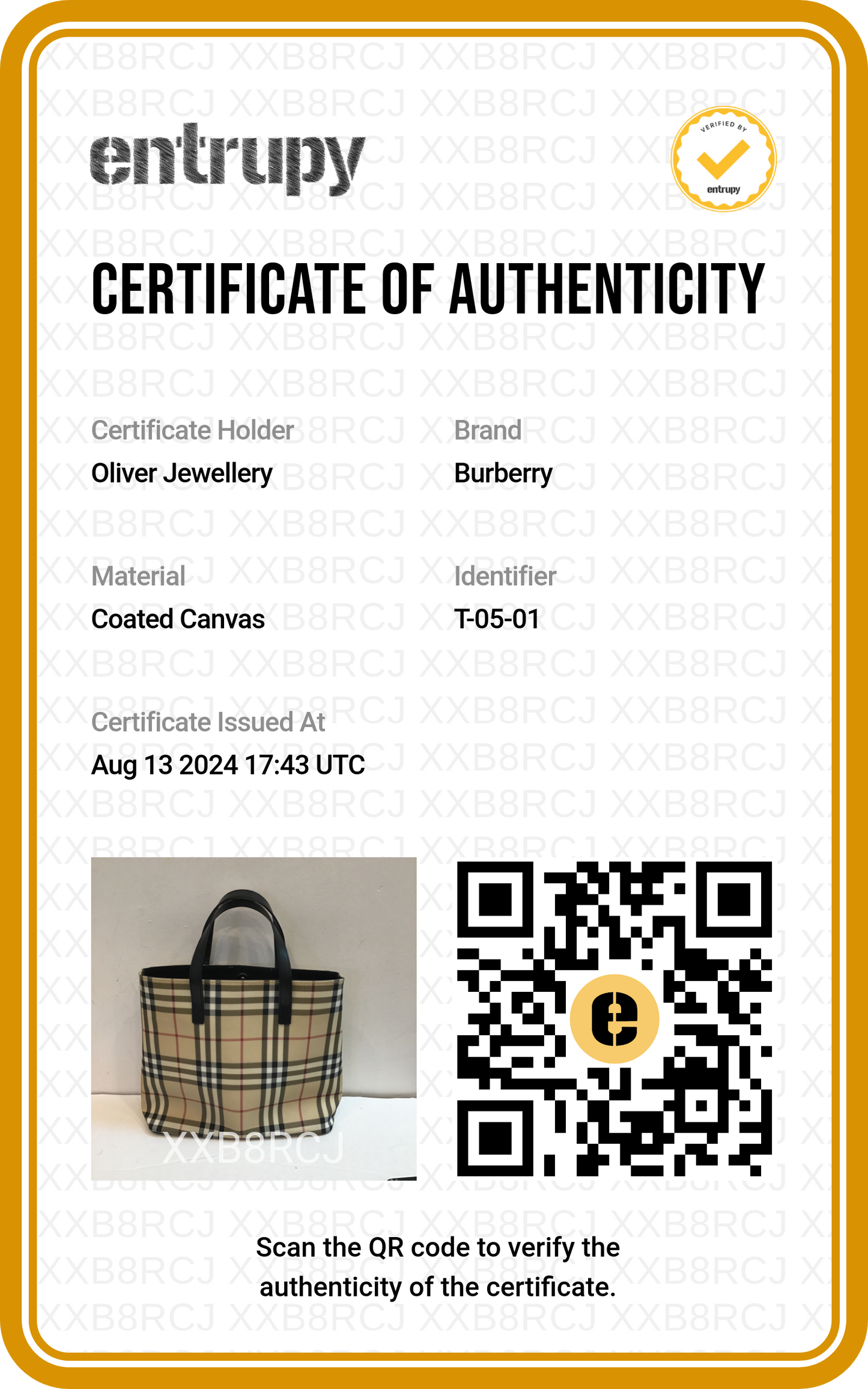 Burberry Nova Check Medium Tote