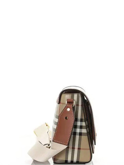 Luxury Burberry Note Crossbody Bag Briar Brown