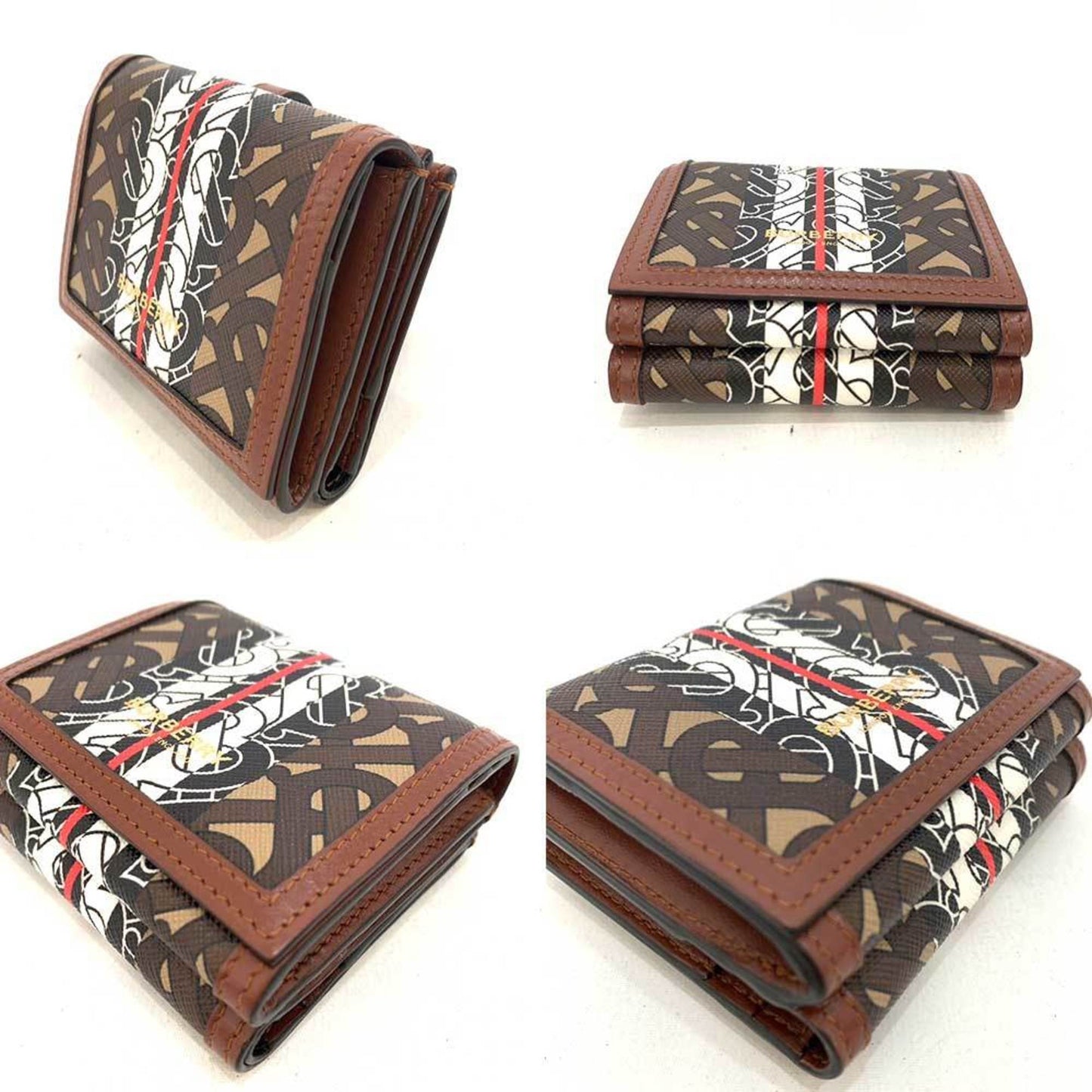 Luxury Burberry TB Wallet