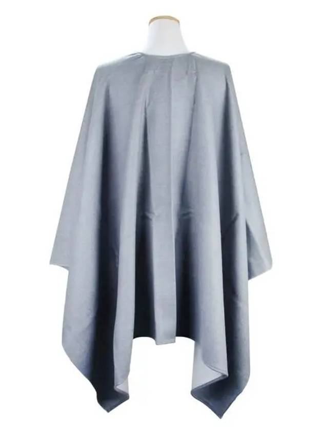 Luxury Burberry WoMen's Check Reversible Wool Cape Grey