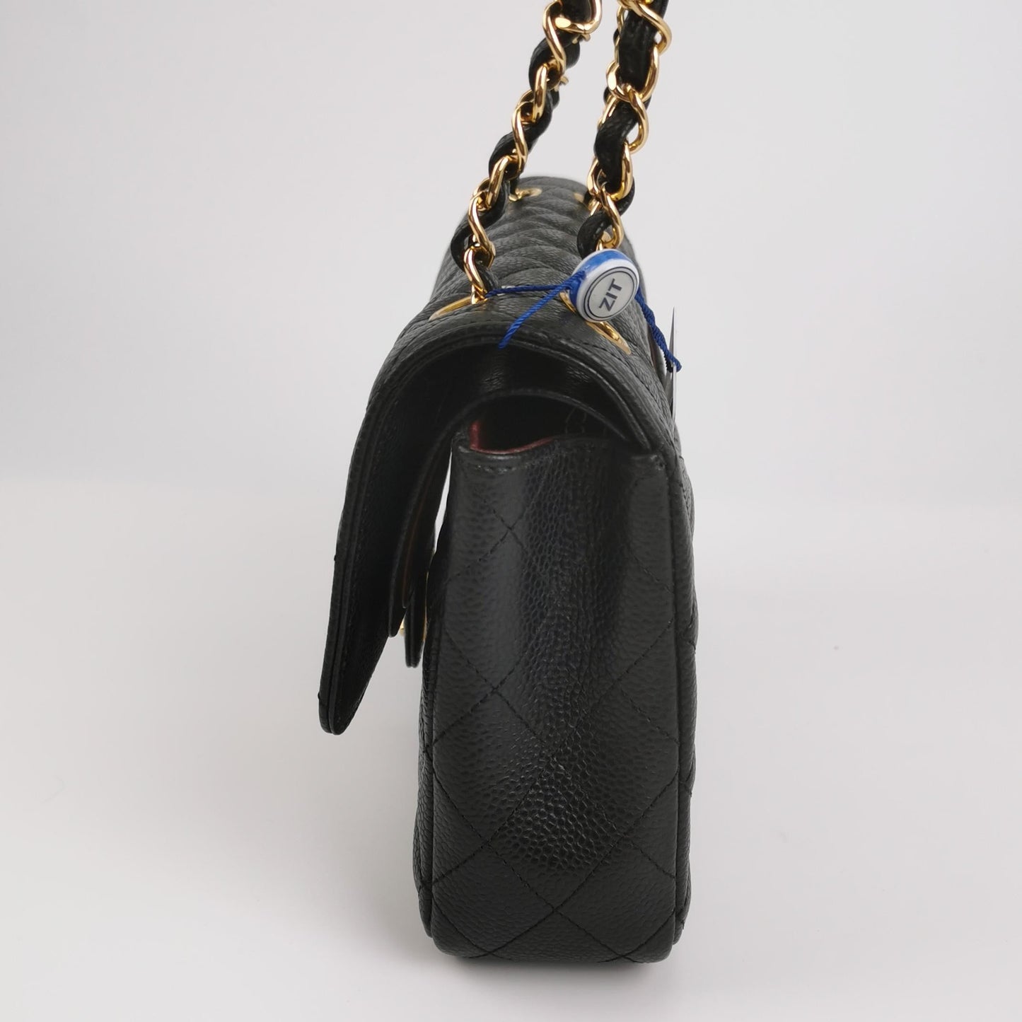 Chanel Classic Flap Medium Black Caviar Leather Gold-tone Hardware 2012-2013