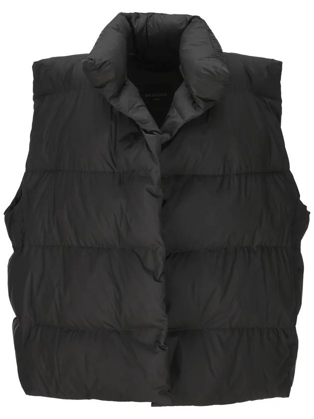 Luxury Balenciaga Trending 2025 Wrap Puffer Padded Vest Black