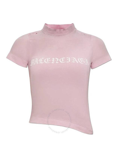 Luxury Balenciaga Trending 2025 logo print distressed t-shirt 788246TQVJ5