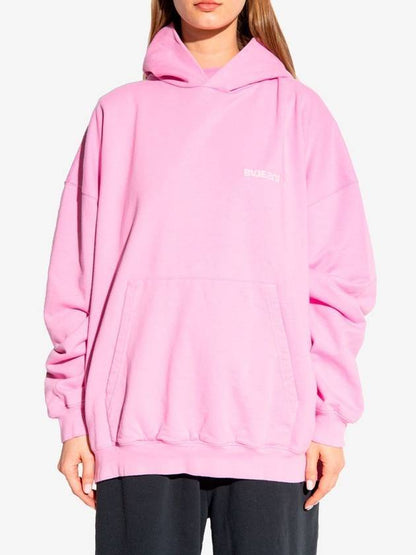 Luxury Balenciaga Trending 2025 Logo Print Hoodie Pink