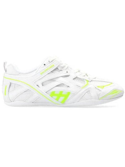 Luxury Balenciaga Trending 2025 Drive Low Top Sneakers Fluo Yellow White