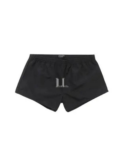 Luxury Balenciaga Trending 2025 Running Shorts Black
