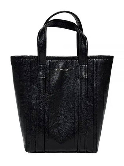 Luxury Balenciaga Trending 2025 Barbes Small Shopper Tote Bag Black