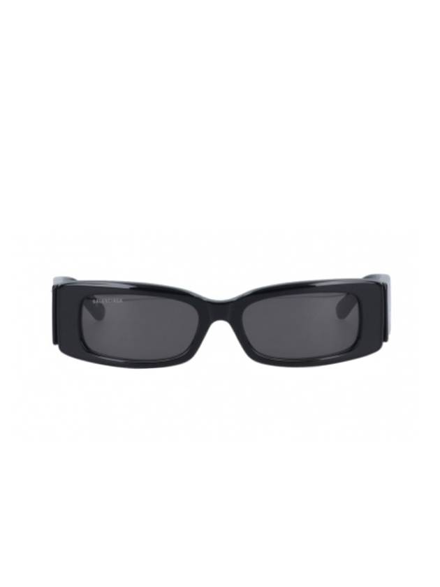 Luxury Balenciaga Trending 2025 Eyewear Max Rectangle Sunglasses Black
