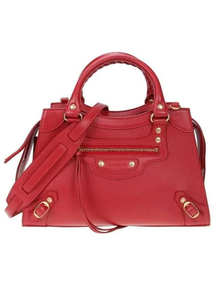 Luxury Balenciaga Trending 2025 Neo Classic Small Tote Bag Red