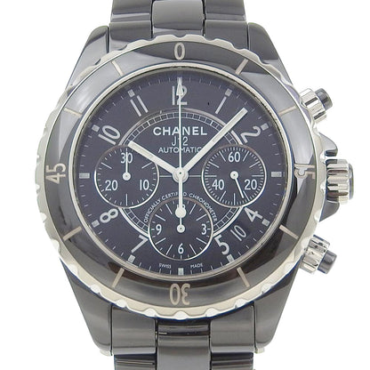 CHANEL Watches Mechanical Automatic H0940 ceramic black J12 black dial mens