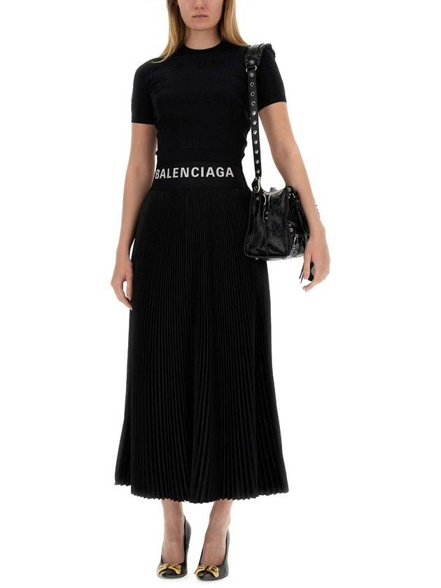 Luxury Balenciaga Trending 2025 short skirt 5930002 790581 TQO30 1000 BLACK