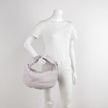 Bottega Veneta Teen Jodie Suede Washed Purple