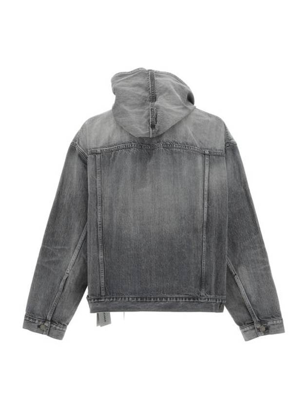 Luxury Balenciaga Trending 2025 Distressed Denim Hoodie Black