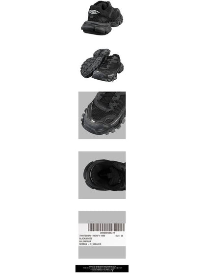 Luxury Balenciaga Trending 2025 Track 3 Low-Top Sneakers Black