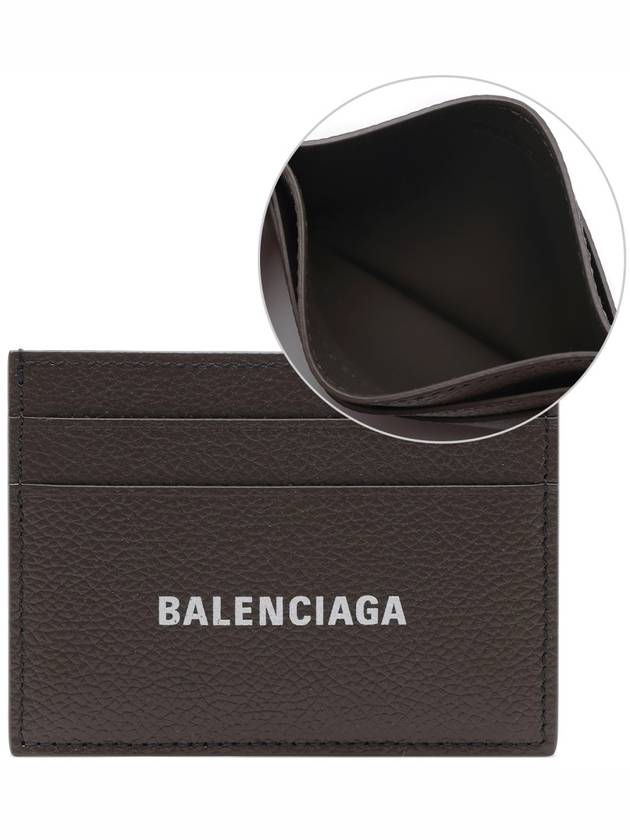 Luxury Balenciaga Trending 2025 Logo Print Cash Card Holder Dark Green