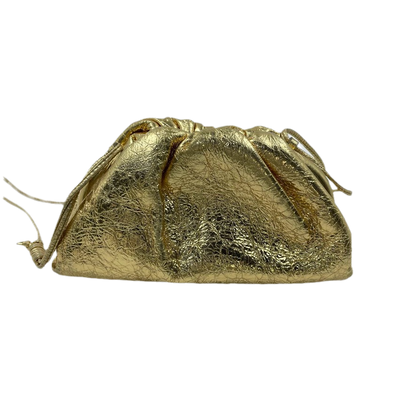 Bottega Veneta Pouch Mini Gold Lambskin Leather