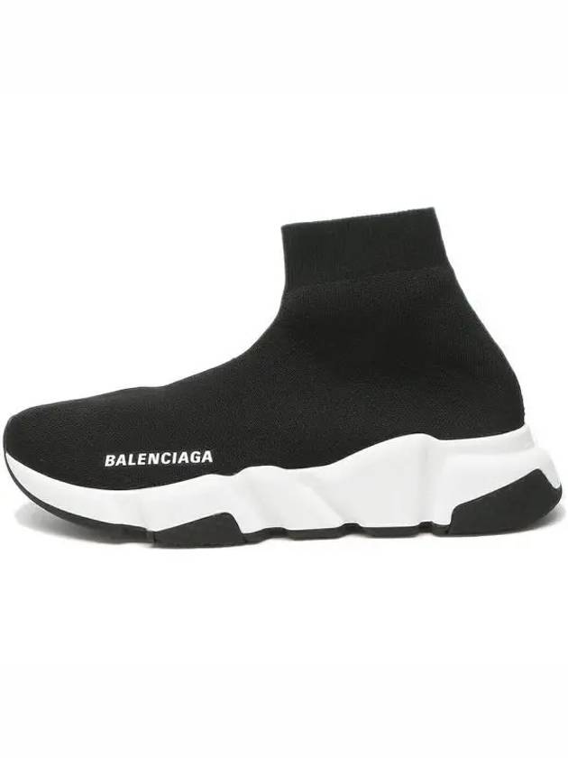 Luxury Balenciaga Trending 2025 Speed Trainer High Top Sneakers Black