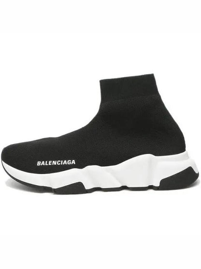 Luxury Balenciaga Trending 2025 Speed Trainer High Top Sneakers Black