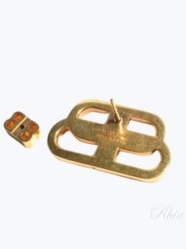 Luxury Balenciaga Trending 2025 BB Logo Stud Earrings Gold