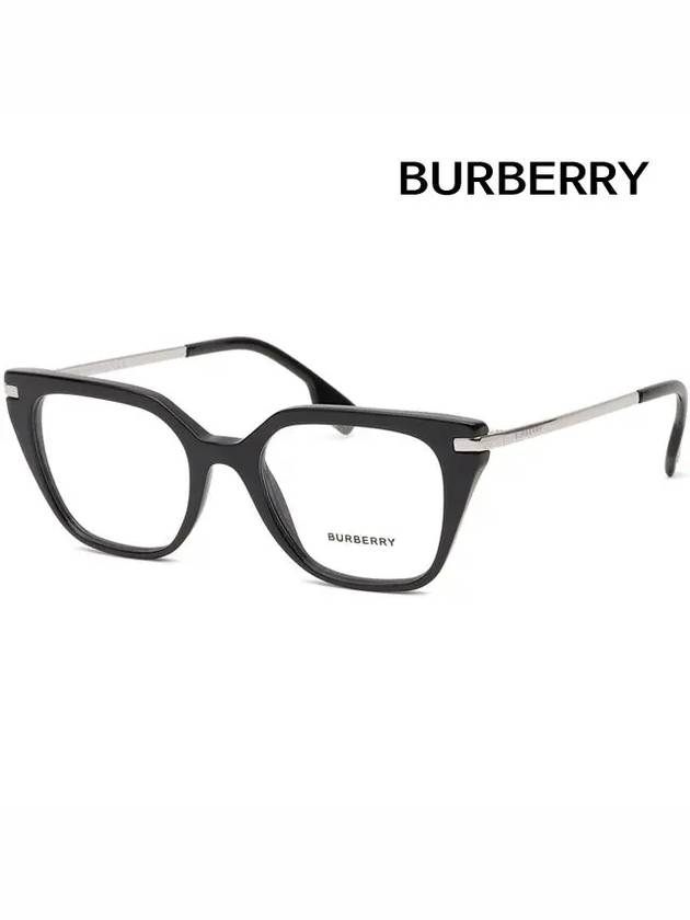 Luxury Burberry Eyewear Square Eyeglasses Black