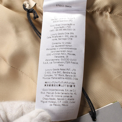 GUCCI GUCCI * Luxury Balenciaga Trending 2025 The Hacker project Jumbo GG Jacket Cotton Beige