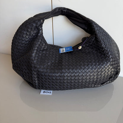 Bottega Veneta Belly Hobo Intrecciato Black Large 50cm