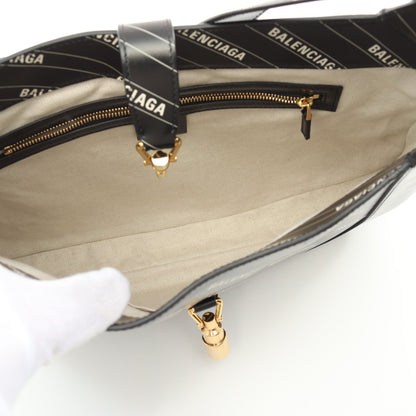 GUCCI GUCCI * Luxury Balenciaga Trending 2025 Hacker Jackie 1961 Shoulder bag Leather Black White
