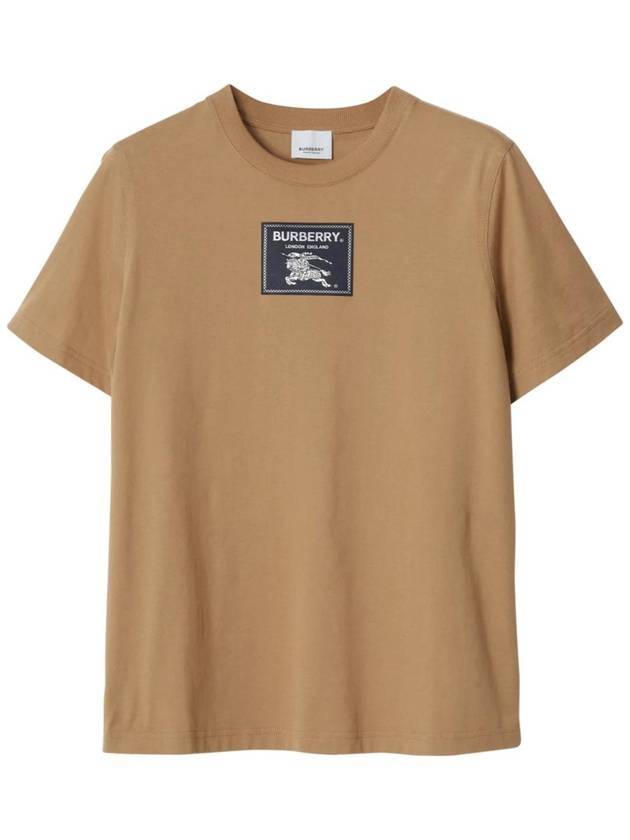Luxury Burberry WoMen's Prorsum Label Cotton Short Sleeve T-Shirt Camel