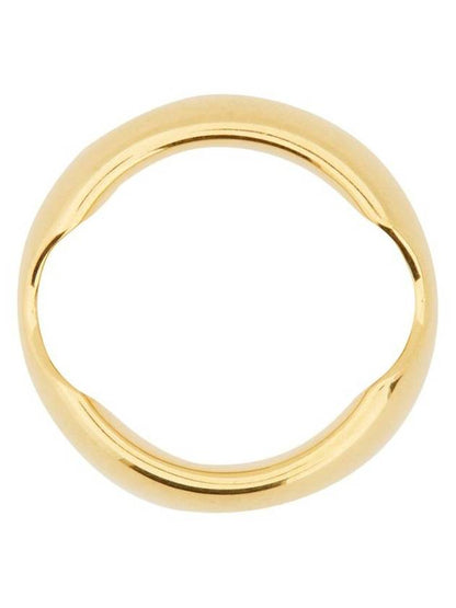 Luxury Balenciaga Trending 2025 engraved logo polished finish ring 765847TZ99G