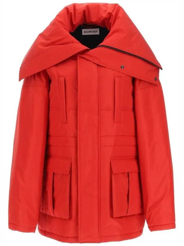Luxury Balenciaga Trending 2025 CB Technical Parka Red