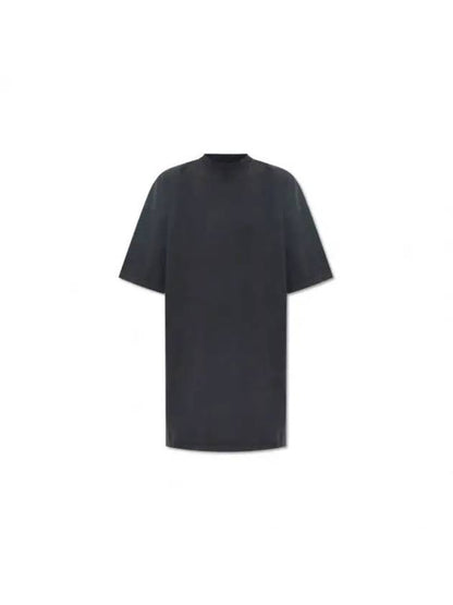 Luxury Balenciaga Trending 2025 Women's BLACK logo print t-shirt 739037 TPVU4 1569
