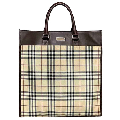 Luxury Burberry Nova Check Tote