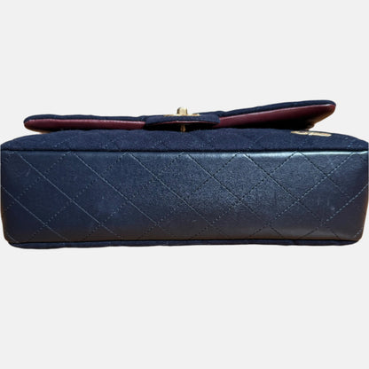 Chanel Medium Classic Double Flap Bag MÃ©tiers d'Art Paris-Hamburg 2018 Wool Nautical Charms
