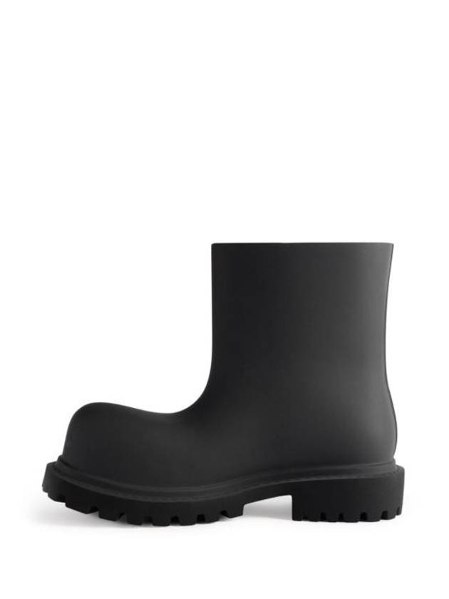 Luxury Balenciaga Trending 2025 Steroid Rain Boots Black