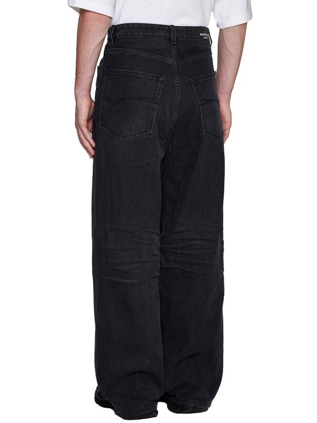 Luxury Balenciaga Trending 2025 Washed Skiwear Jeans Grey
