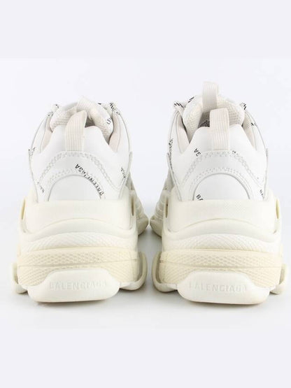 Luxury Balenciaga Trending 2025 Triple S Multi Logo White 36 230