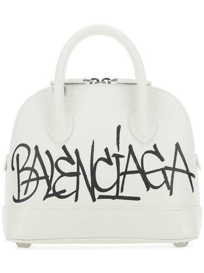 Luxury Balenciaga Trending 2025 Ville Graffiti Tote Bag White