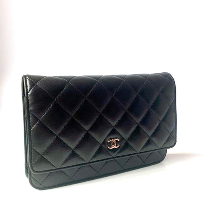 Chanel Wallet On Chains WOC Timeless/ Classic Black