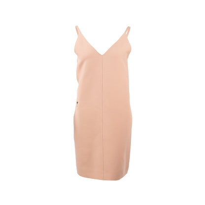 Dior Size 38 and Bee Classic Dress Wool/Silk Light Pink