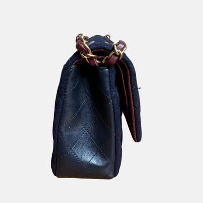 Chanel Medium Classic Double Flap Bag MÃ©tiers d'Art Paris-Hamburg 2018 Wool Nautical Charms